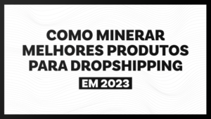 Como Minerar Produtos para Dropshipping em 2023